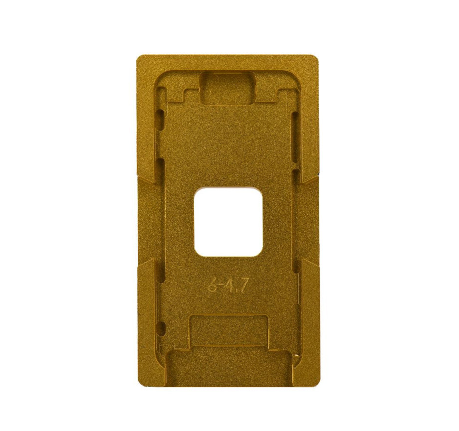 Рамка для центровки стекол iPhone 6G металлическая Gold - фото 1 - id-p94936853