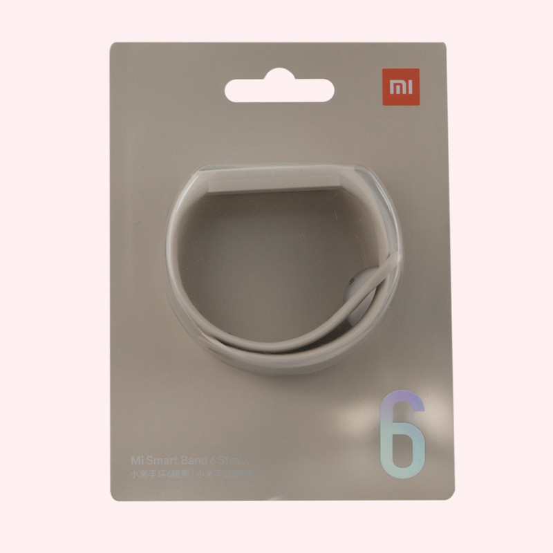Ремешок для смарт-браслетов Xiaomi Mi Band 5/Mi Band 6 Original, Ivory