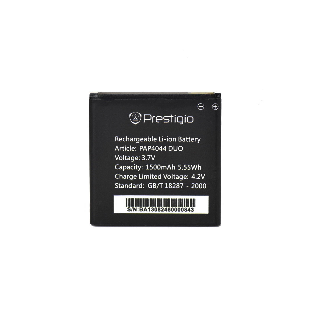 Аккумулятор Prestigio PAP4044 DUO 1500 mAh Original OEM - фото 1 - id-p94939919