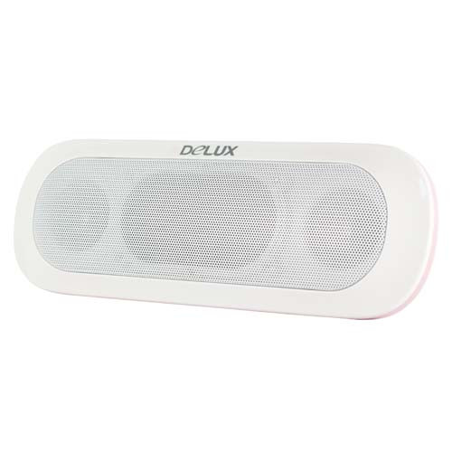 Портативная акустическая система Delux DLS-Q7 FM/MP3 White/Pink