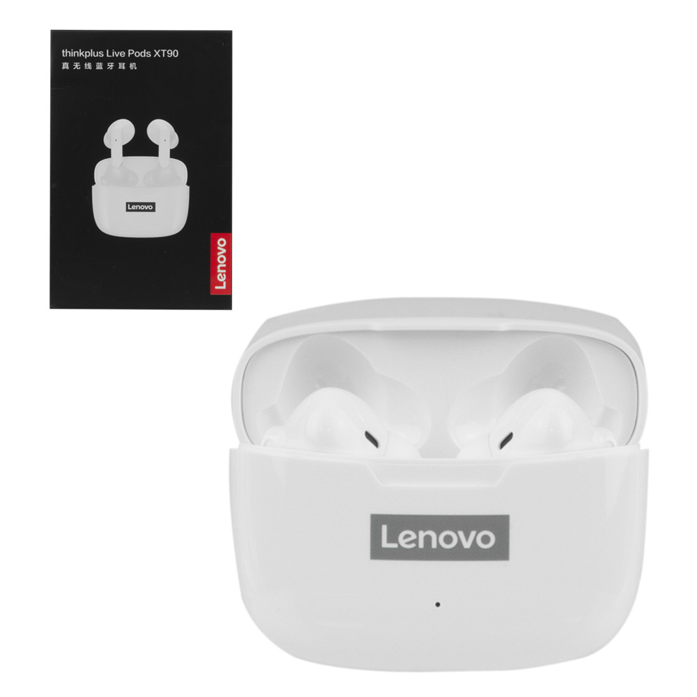 Bluetooth гарнитура Lenovo Live Pods, XT90, Black
