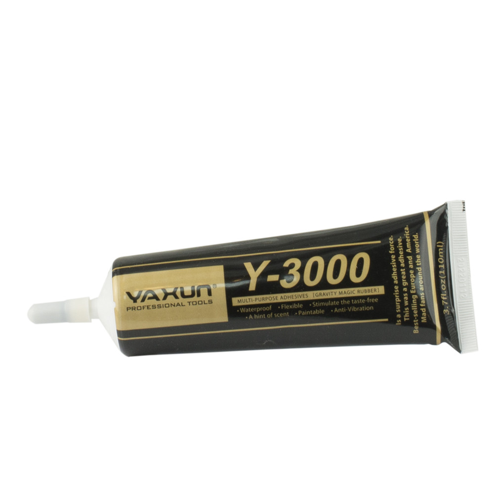 Клей Y-3000 Ya Xun для склеивания тачскринов с рамками чёрный 110мл