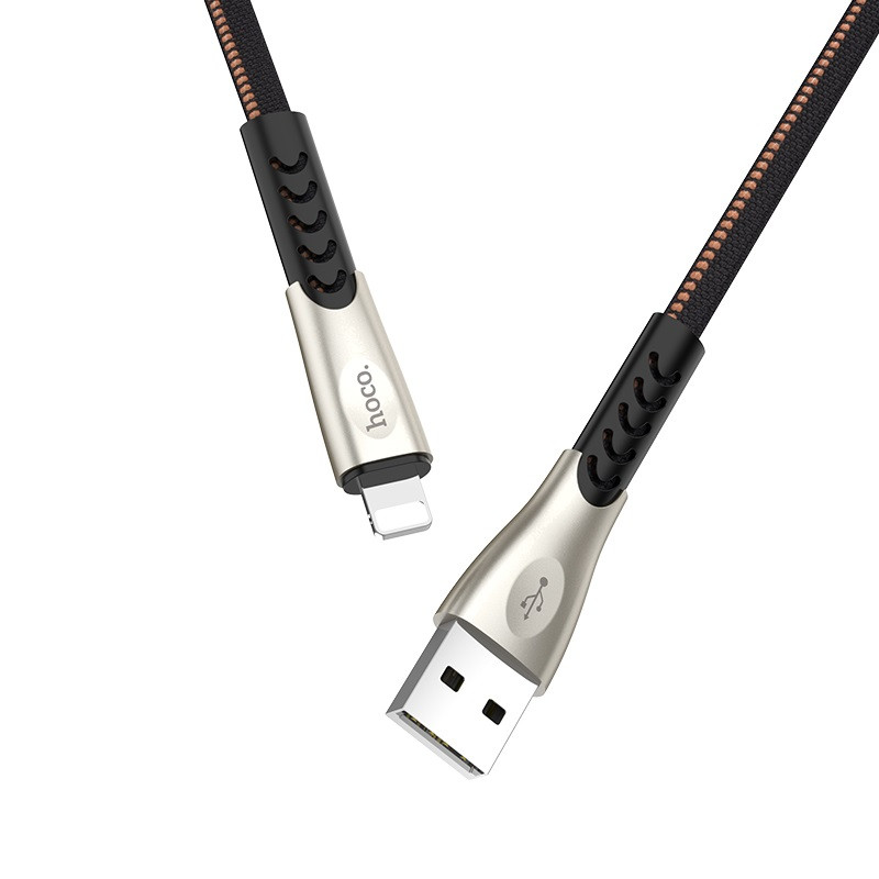 Кабель Apple lightning Hoco U48 Superior Speed 1.2m Black