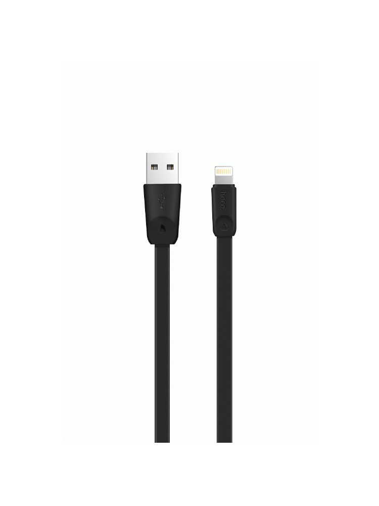 Кабель Apple lightning Hoco X9 Rapid 1.0m Black