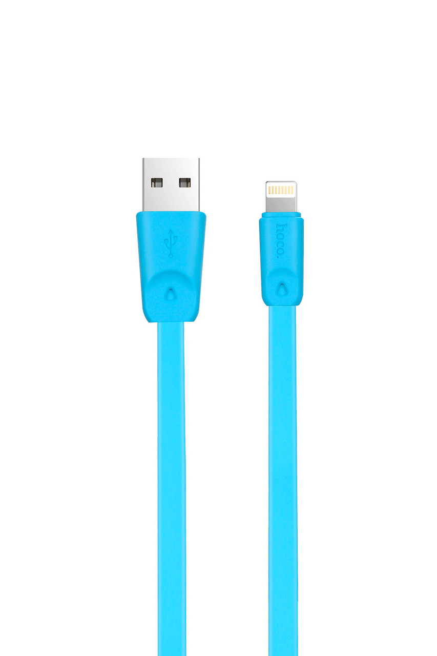 Кабель Apple lightning Hoco X9 Rapid 1.0m Blue