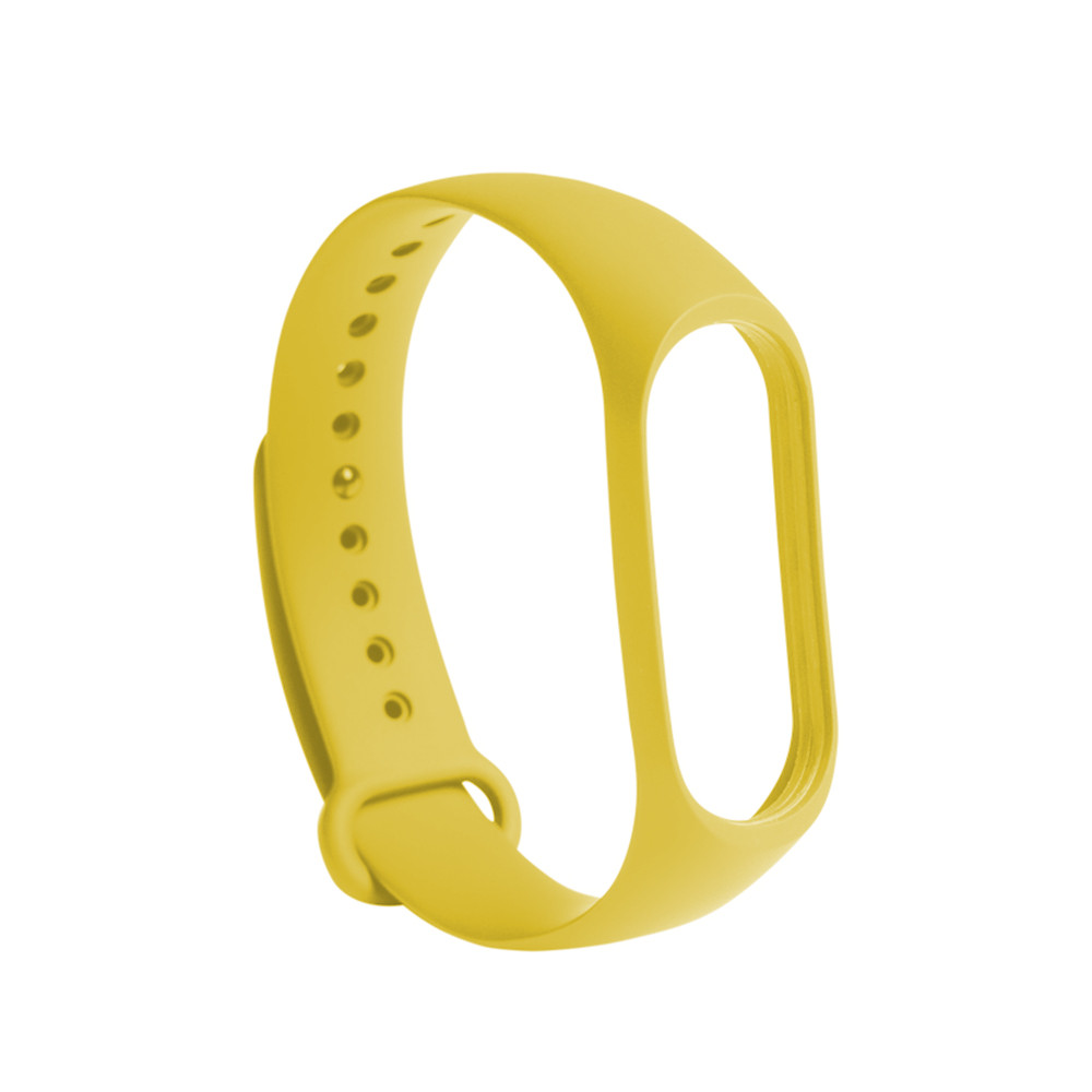 Ремешок для смарт-браслетов Xiaomi Mi Band 5, Copy, Yellow - фото 1 - id-p94936426