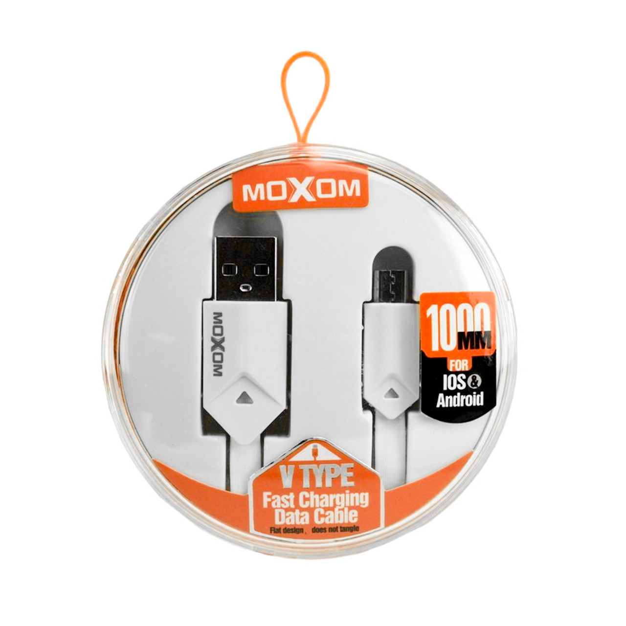 Кабель Micro USB Moxom CC-09 1m White