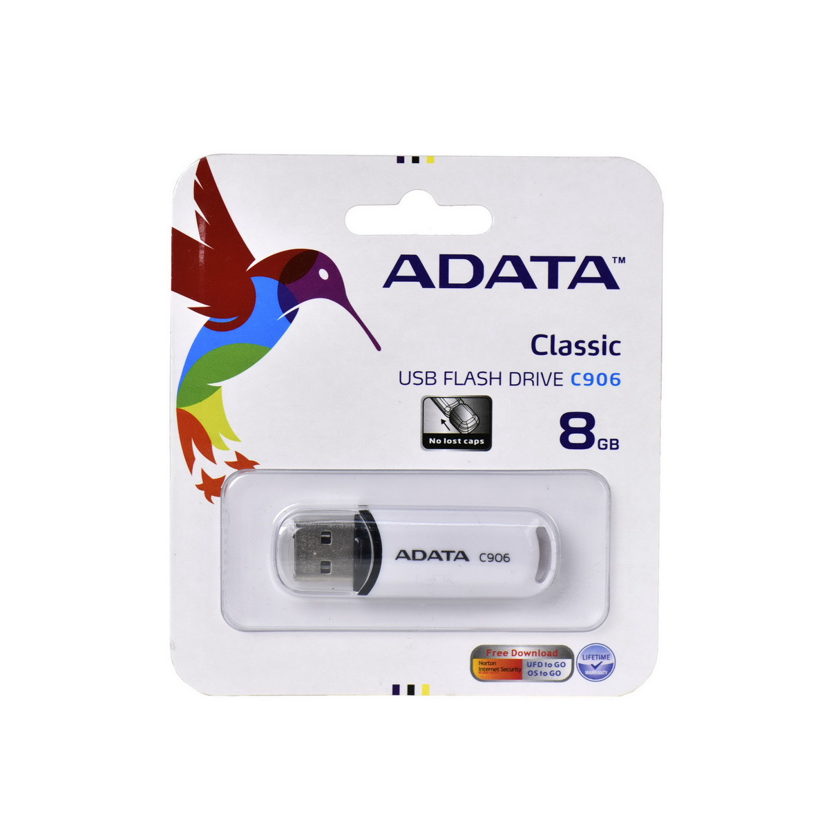 USB Flash 8Gb Adata C906 White AAA