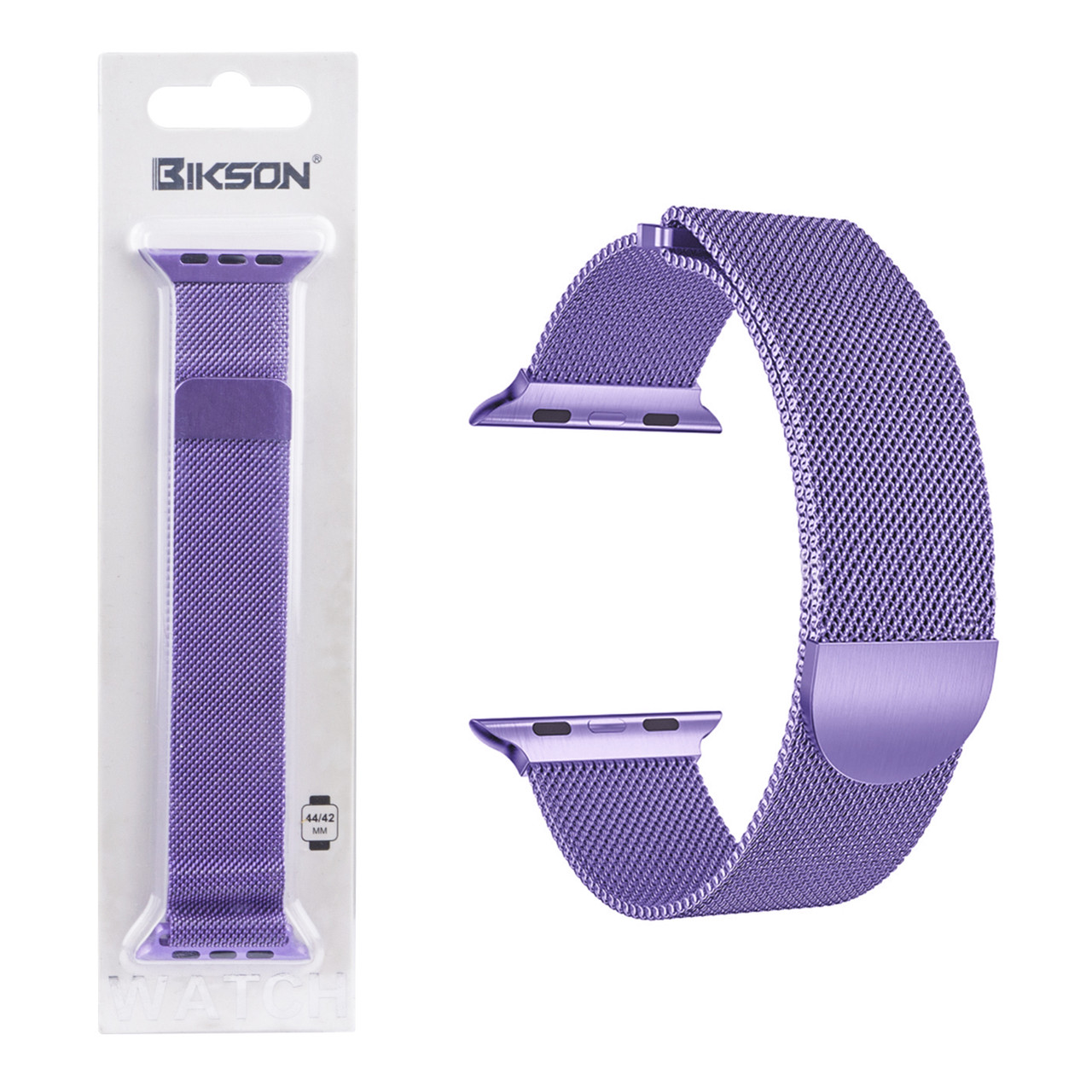 Ремешок For Apple Watch 42mm/44mm Bikson Magnetic Milanese Loop, Purple