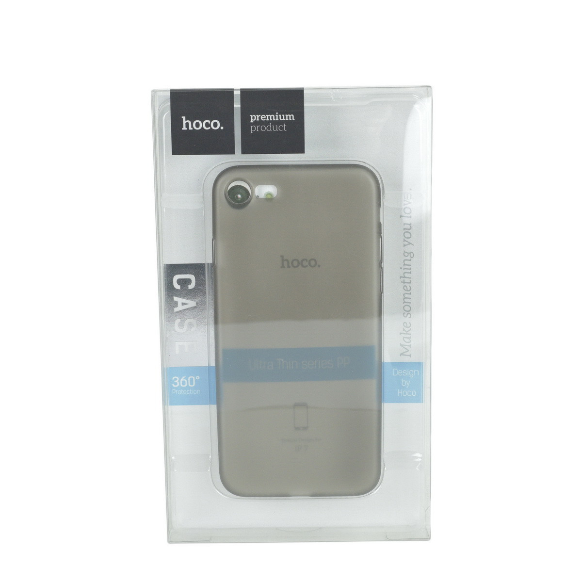 Чехол для Apple iPhone 7 back cover Hoco Frosted Soft shell matte plastic Gray