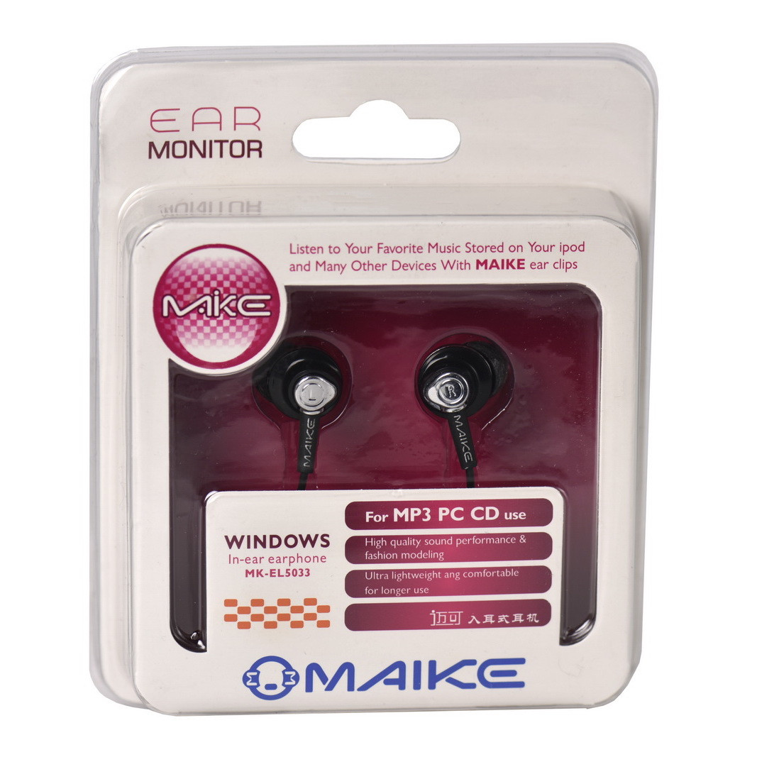 Наушники Maike MK-EK5033 Black