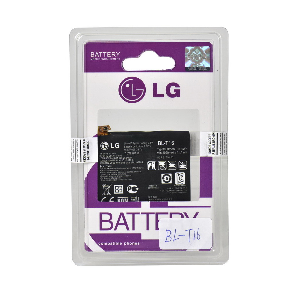 Аккумулятор LG BL-T16 G Flex 2 3000mAh Plastic box - фото 1 - id-p94940785