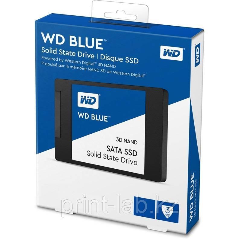 Твердотельный накопитель SSD 500Gb Western Digital Blue (WDS500G2B0A), 2.5", SATA III