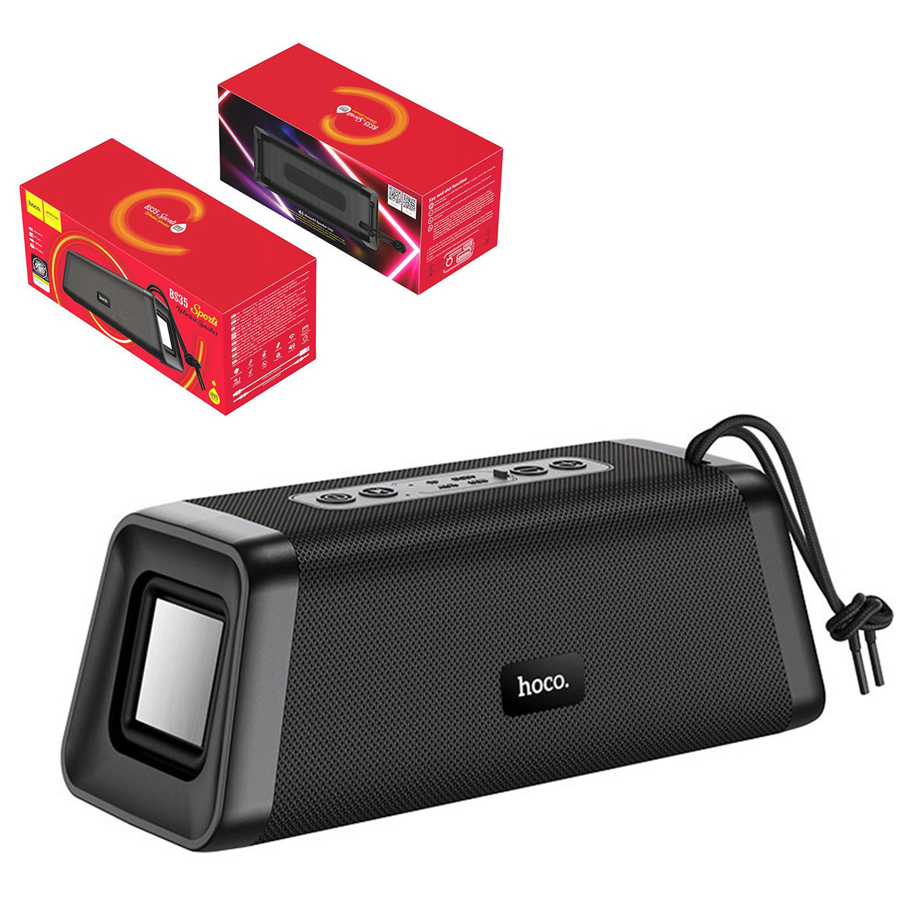 Портативная акустическая система Bluetooth Hoco BS35 Classic sound sports, Black
