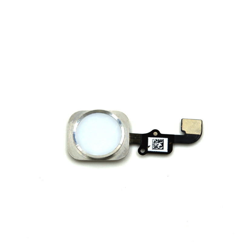 Шлейф Apple iPhone 6G на кнопку home White/Silver (50)