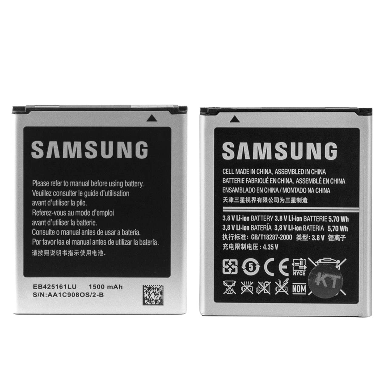 Аккумулятор Samsung Galaxy S I8160/S7562 EB425161LU 1500mAh Caution