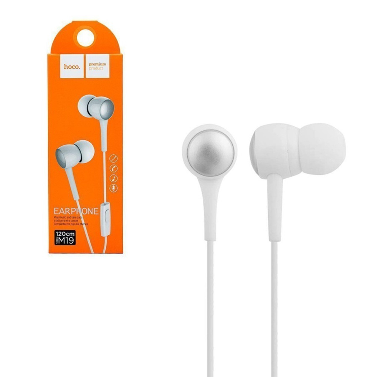 Гарнитура Hoco M19 Drumbeat Universal White
