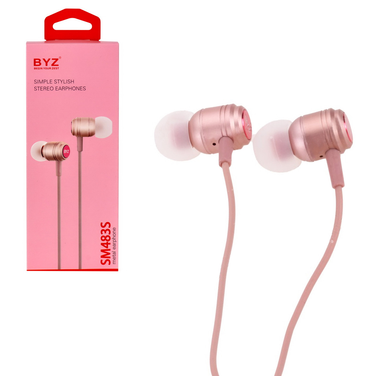 Гарнитура BYZ SM483S Pink - фото 1 - id-p94935185