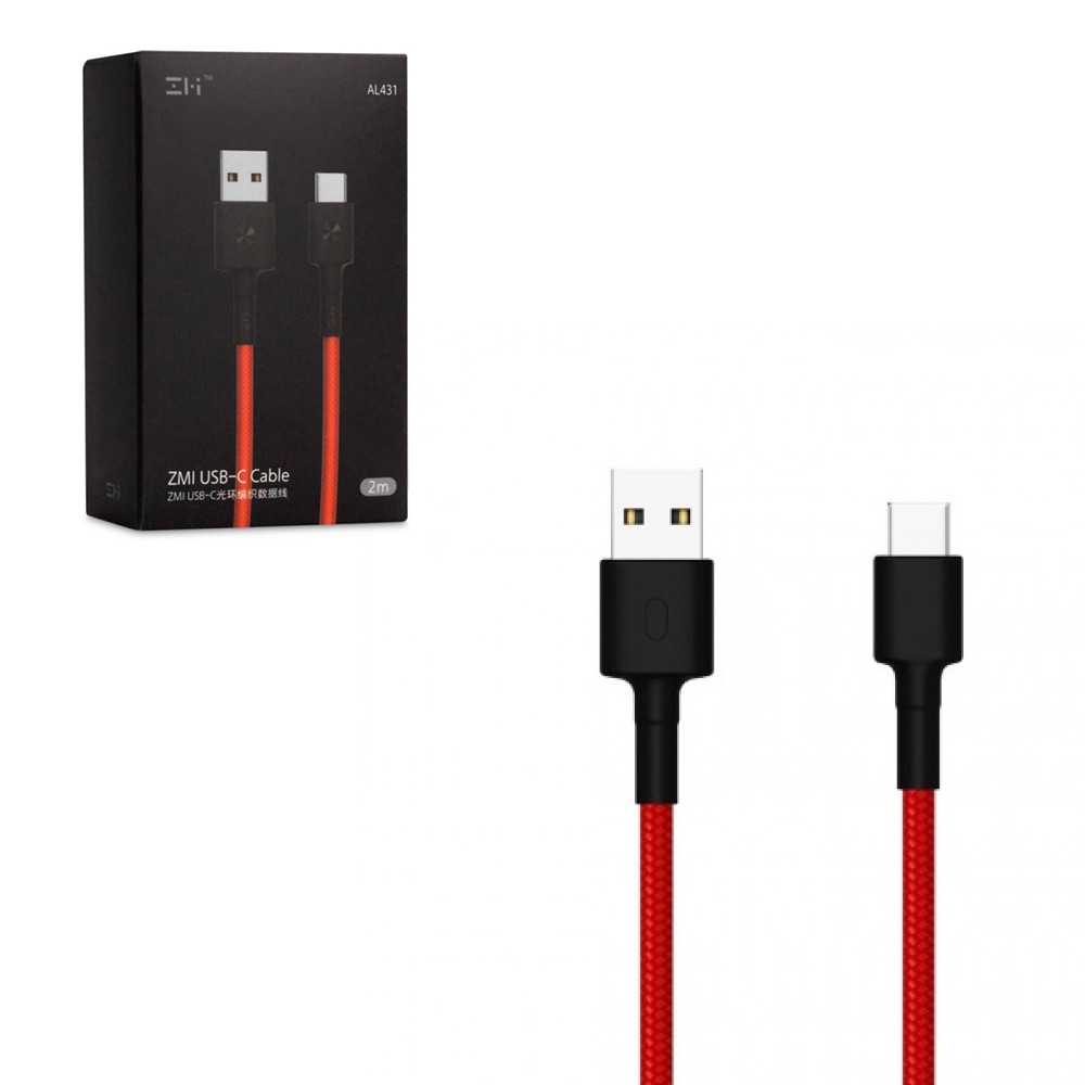 Кабель Type-C Xiaomi ZMI AL431 2m, Red