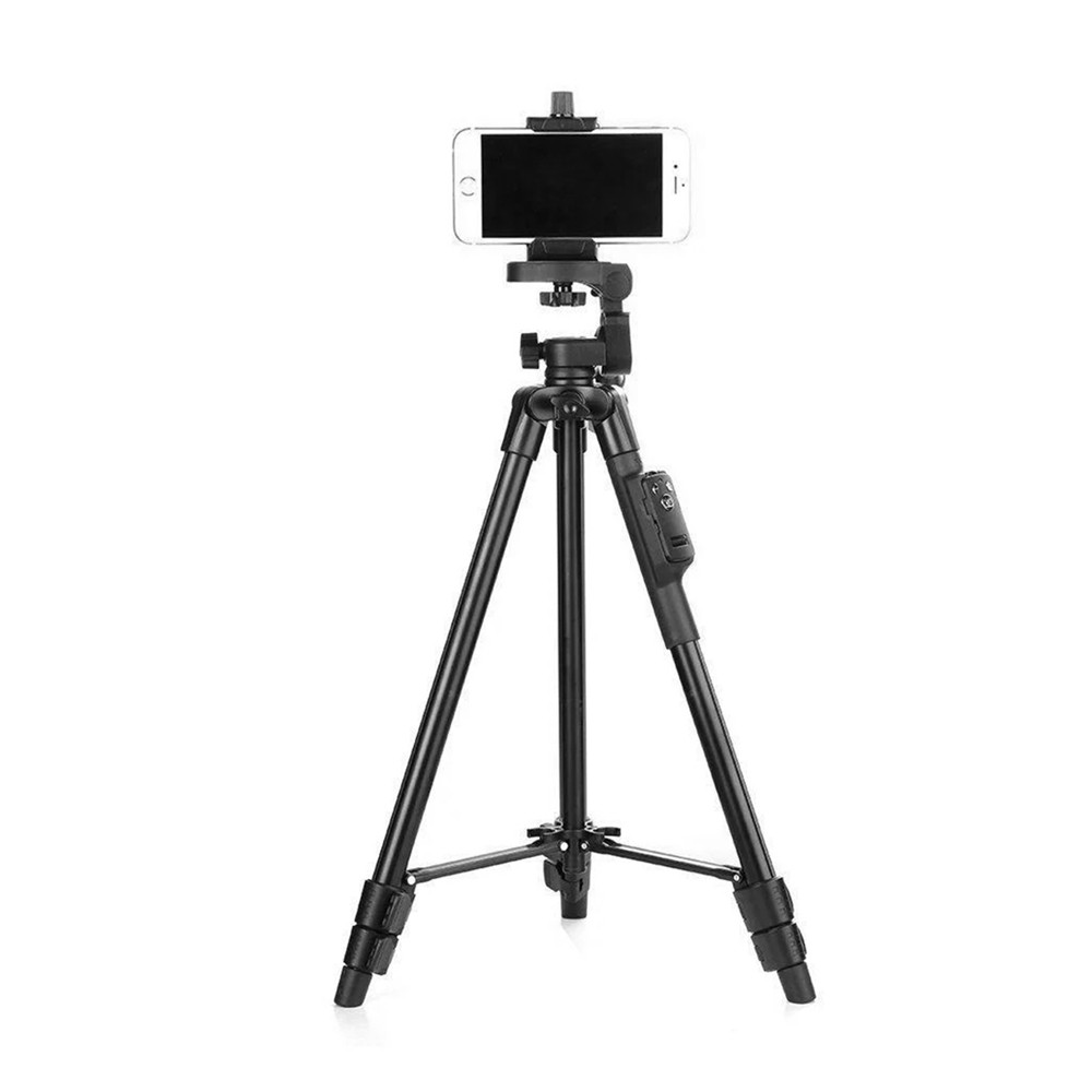 Штатив Tripod Yunteng VCT5208, Bluetooth + 3D Головка, крепление для смартфона, (88cm), Black