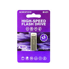USB Flash 32Gb Borofonw BUD1, Silver