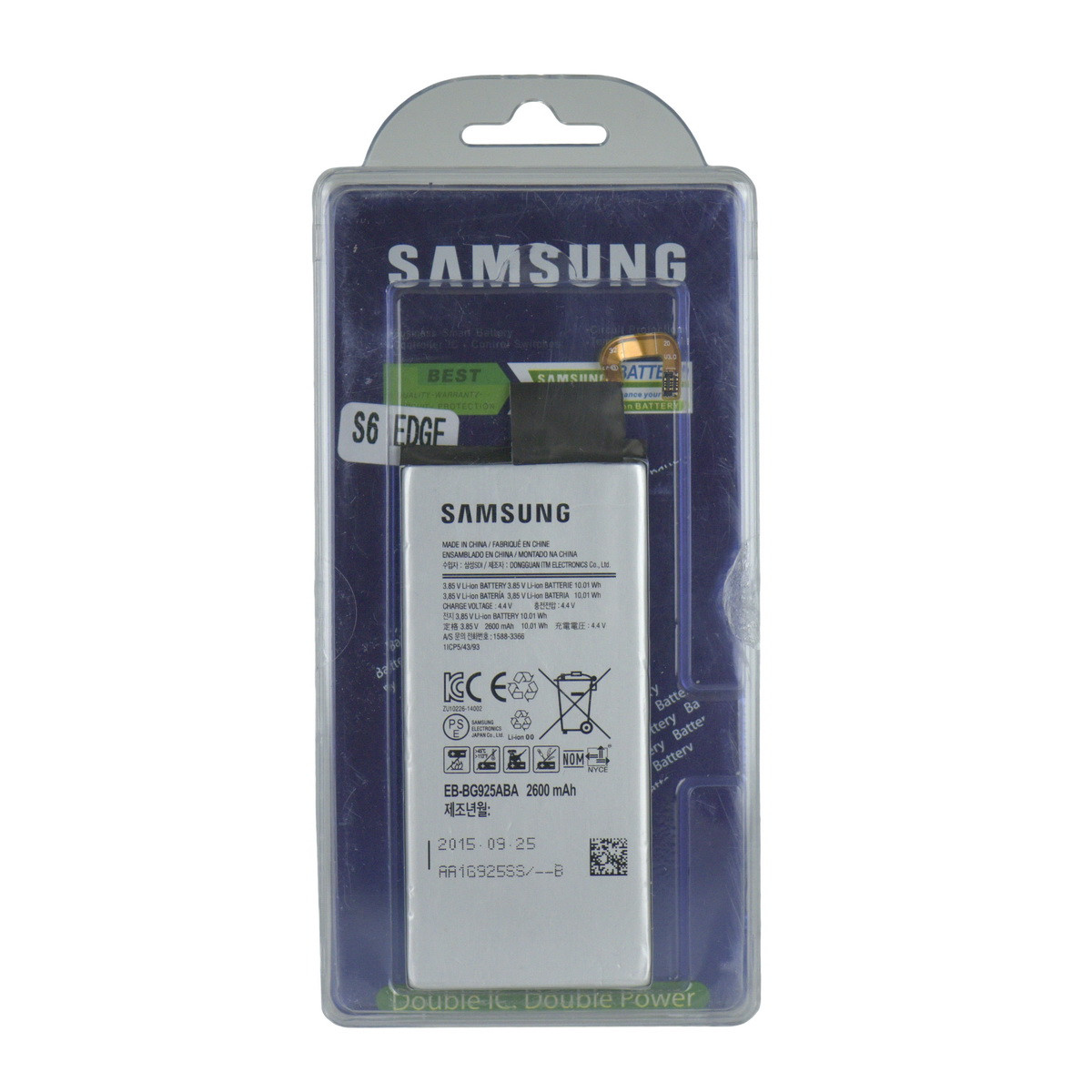 Аккумулятор Samsung Galaxy S6 Edge G925 BG925ABA Original Double IC plastic box