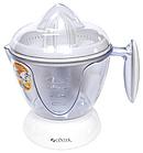 Соковыжималка для цитрусовых Centek CT-1230, 1.2л, 40 Вт, прозрачный корпус, съёмный кувшин,2 насадки