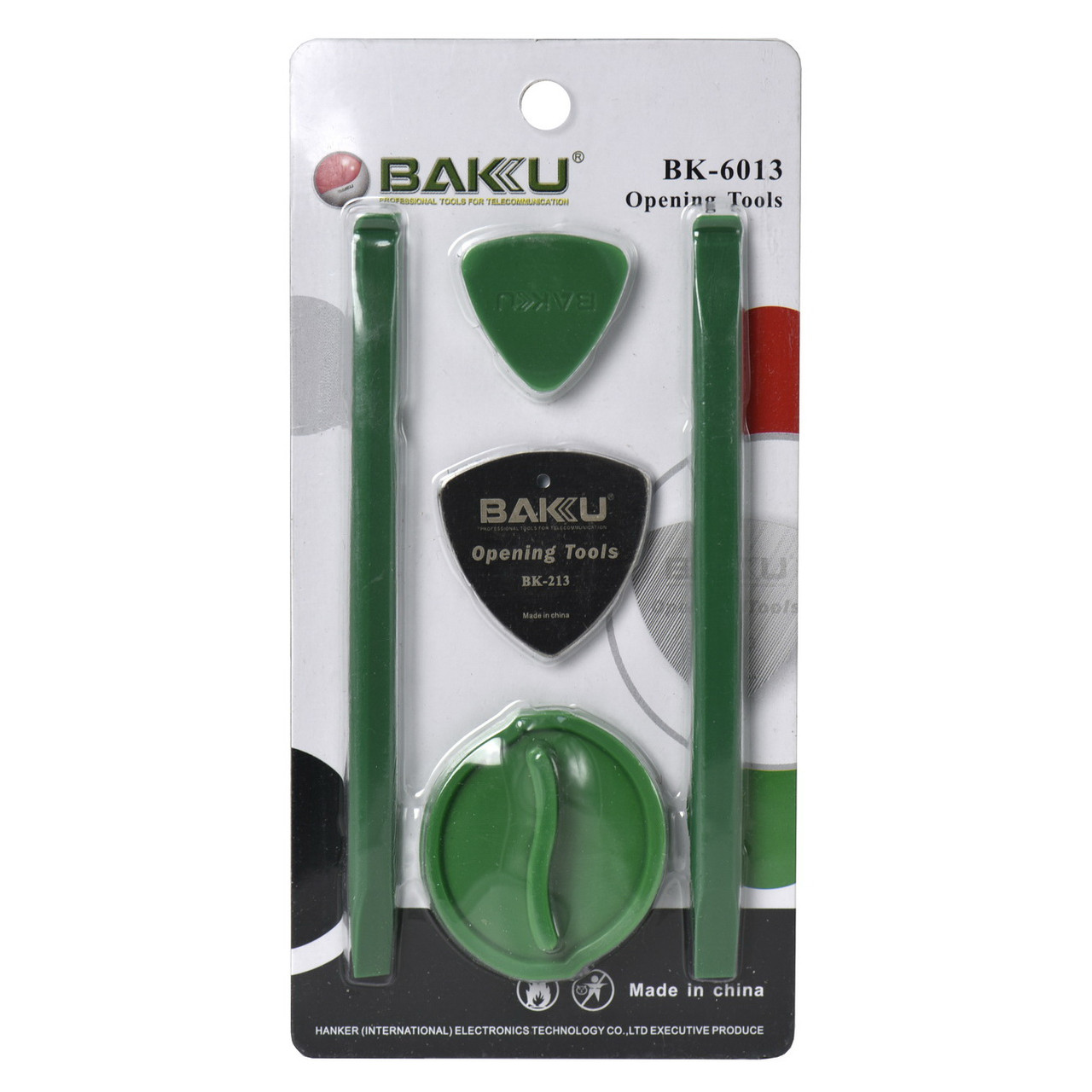 Набор медиаторов и лопаток Baku BK-6013 для вскрытия телефонов (набор 5 в 1)