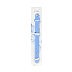 Ремешок For Apple Watch 42mm Sport Watchband Silicone Light Blue