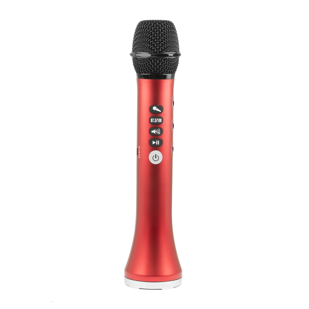 Микрофон караоке Bluetooth L-698, Red