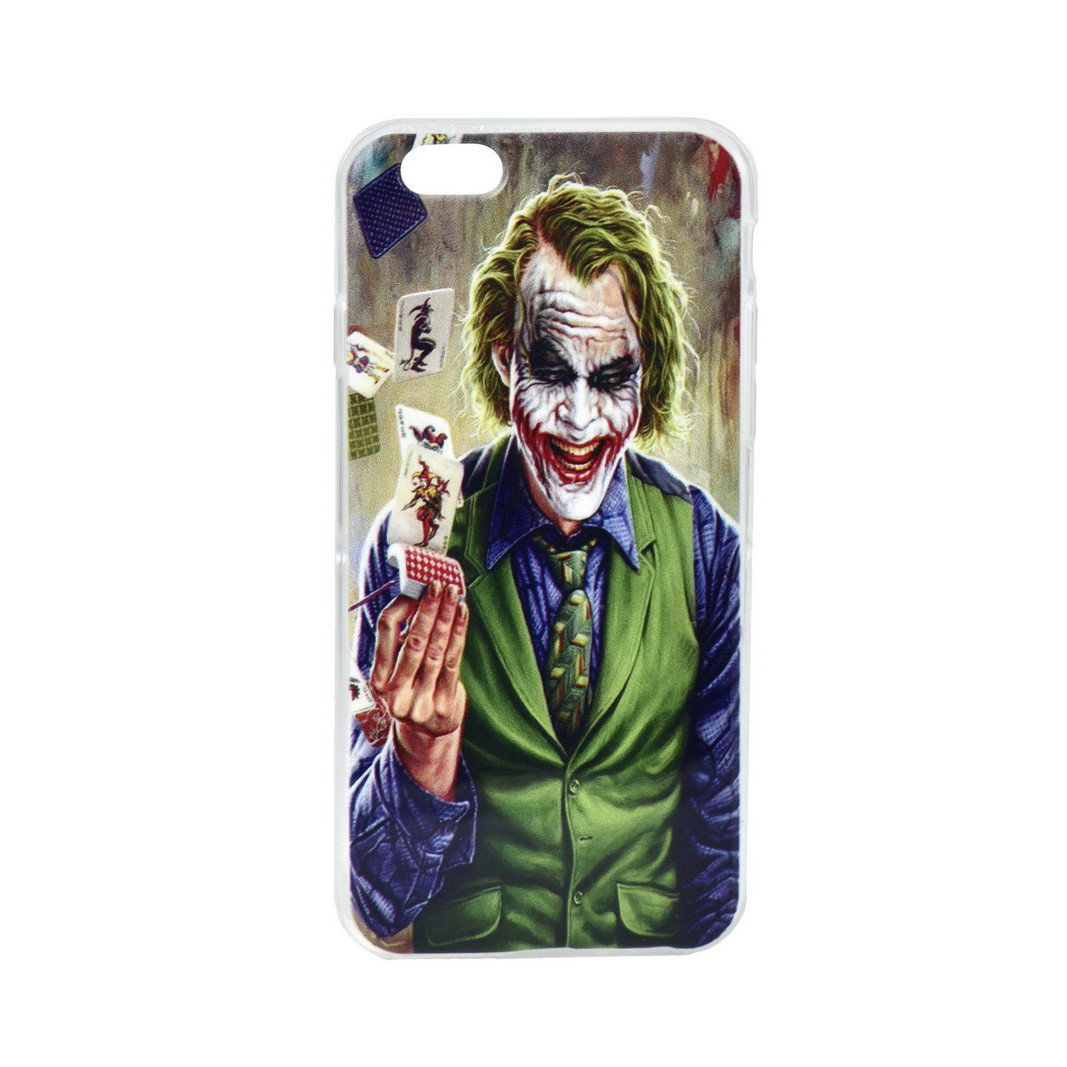 Чехол для Apple iPhone 6 back cover Joker Green gel Clear