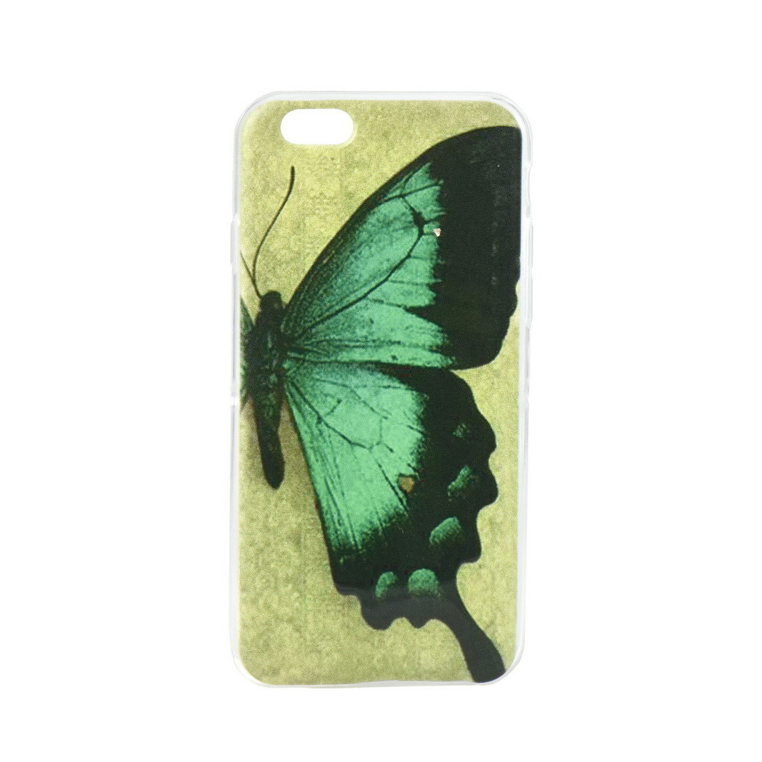 Чехол для Apple iPhone 6 back cover Butterfly gel Green