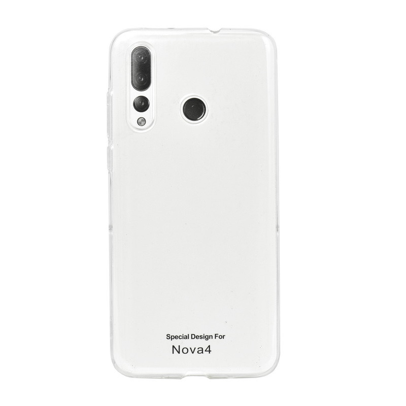 Чехол для Huawei Nova 4 back cover ultra-thin gel AAAA clear