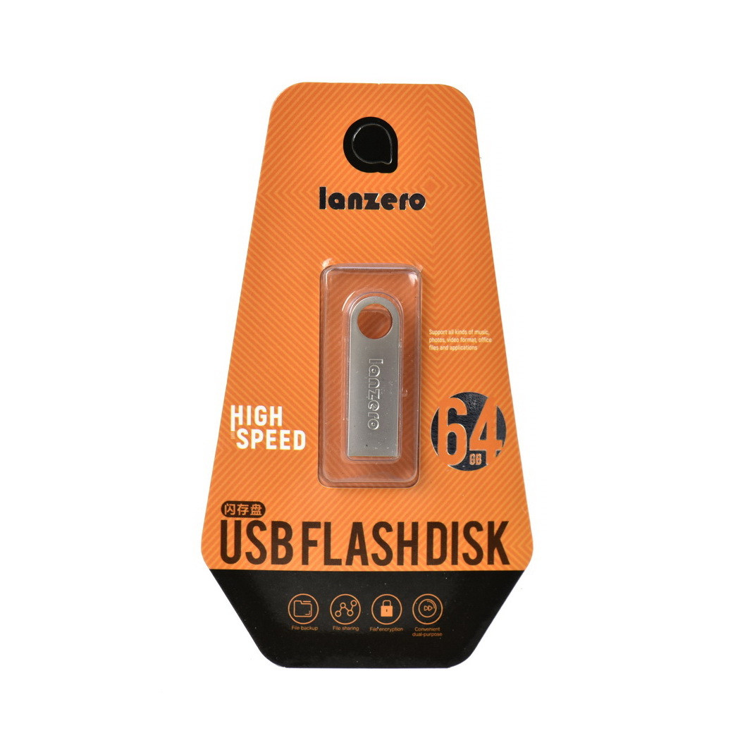 USB Flash 64Gb Lanzero Silver
