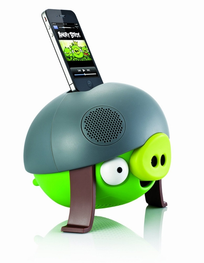 Портативная акустическая система dock station Gear4 Helmet pig Angry Birds