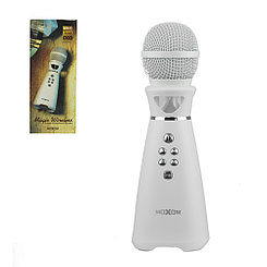 Микрофон караоке Bluetooth Moxom MX-SK21, White