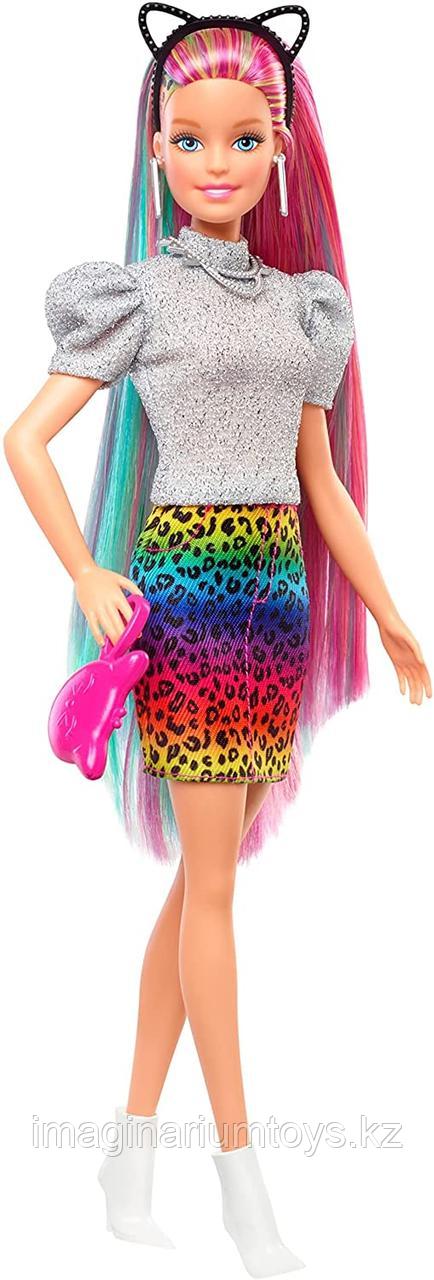 Кукла Барби Леопард Радужные волосы с аксессуарами - фото 5 - id-p94943388
