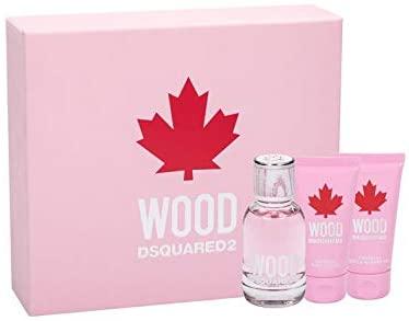 Dsquared2 Wood For Her Gift Set edt 50ml+ shower gel 50ml+ body lotion 50ml