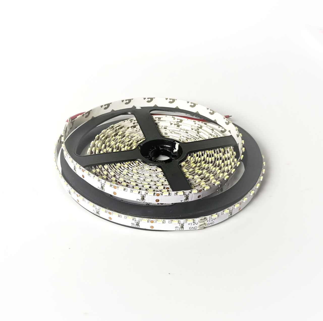 Лента светодиодная торцевая 3014 120/м 8мм, 12V, 1x5м, БЕЛАЯ IP20 (кратно 5)