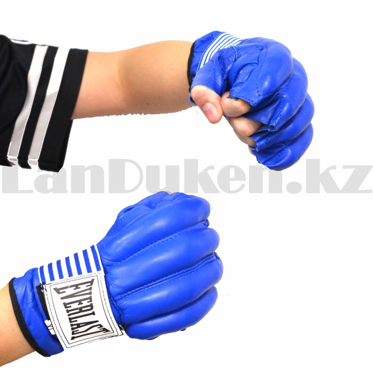 Шингарты для боевых искусств Everlast синие размер ХL - фото 6 - id-p94956157