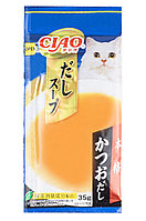 INABA CIAO DASHI Суп-бульон на основе куриного филе и японского тунца-бонито, 35гр*4 пакетика (140гр.)