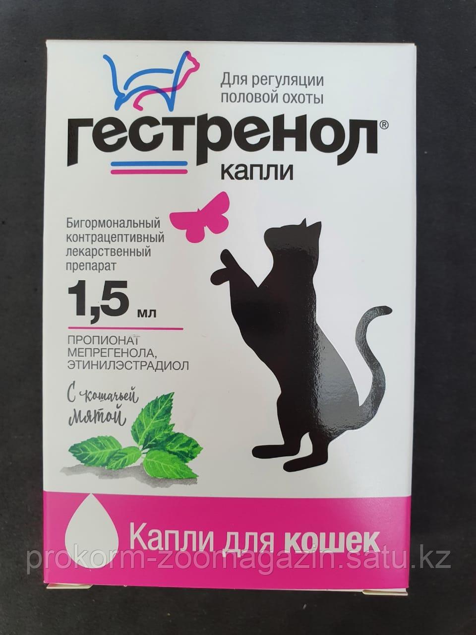 Гестренол Для Кошек Капли Цена