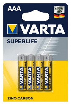 Батарейки Varta AA (R6P/MN1500), Superlife, комплект - 4 штуки, [2006-4]