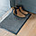 Грязезащитный придверный коврик на резиновой основе 90х60 см серый, фото 6