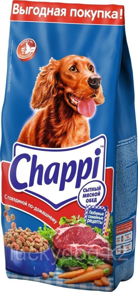 Chappi 15кг с Говядиной Чаппи Сухой корм для собак сытный мясной обед - фото 2 - id-p3663001
