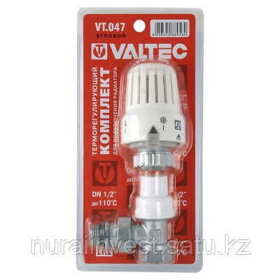 Клапан термостатической +термоголовка 1/2 "(угловой) VALTEC