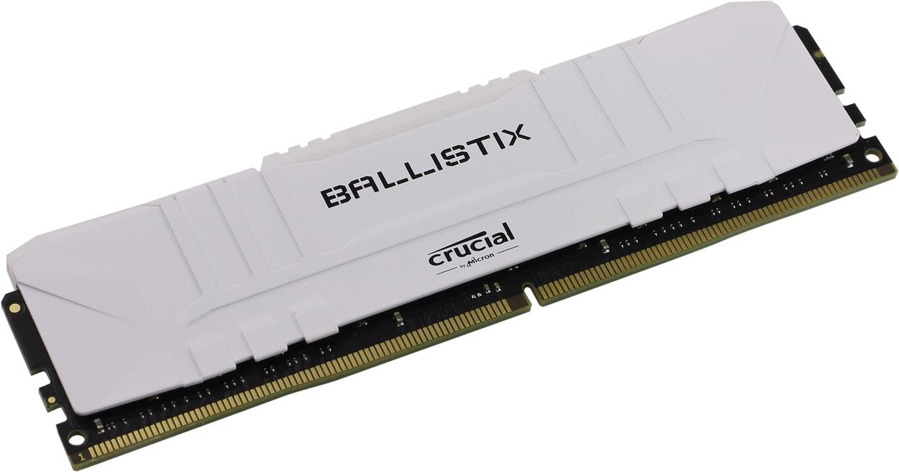 Оперативная память  8GB DDR4 3200 MHz Crucial Ballistix Gaming White PC4-25600 1,35V BL8G32C16U4W