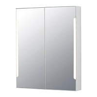 Шкафчик зеркальный СТОРЙОРМ 2 дверцы/подсветка белый 100x14x96 см ИКЕА, IKEA
