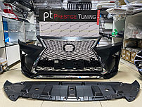 Передний бампер в сборе на Lexus RX 2009-15 дизайн 2016