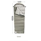 Спальный мешок M180 Naturehike NH20MSD02 (серый/зеленый), фото 7